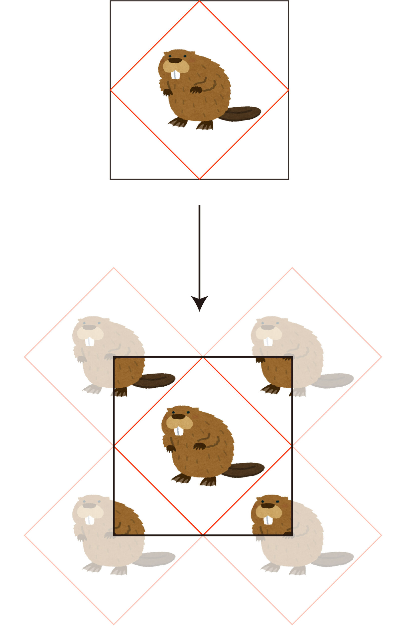 テクスチャ画像をシームレスに変換する小技 Beaver Media