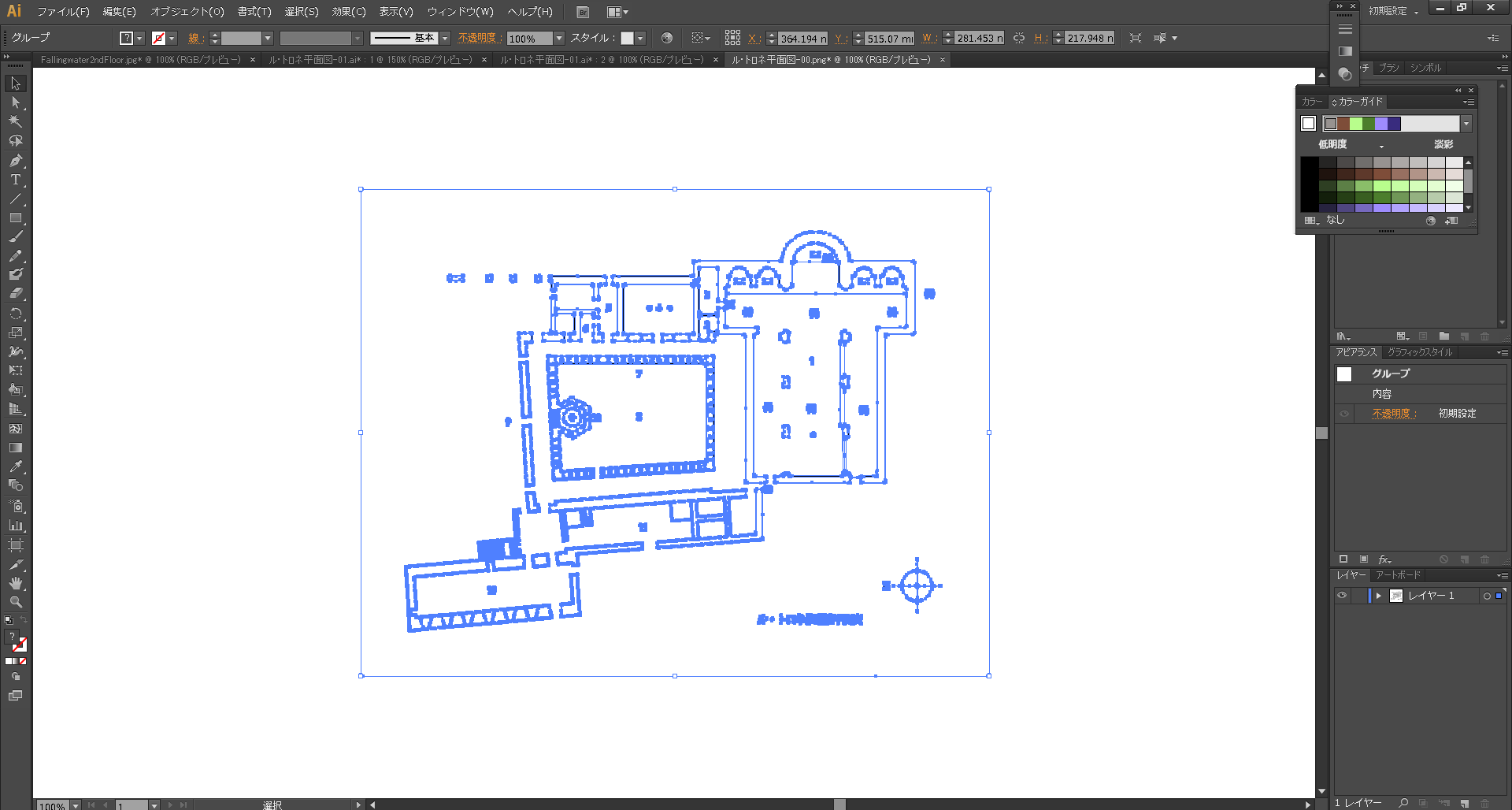 塗り絵感覚で簡単 Illustratorを使ってお手軽に図面に着色 Beaver Media